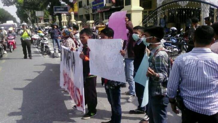 Massa BUMMI Desak Polisi Gulung Sindikat Impor Ilegal Internasional di Perairan Bengkalis