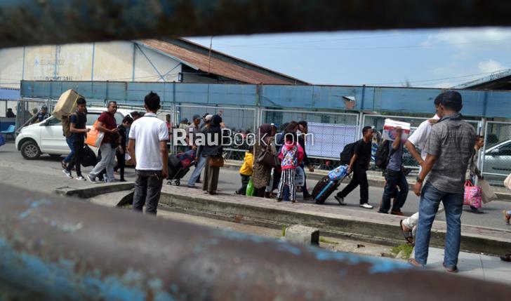 Hari ini, Lonjakan Pemudik terjadi di Pelabuhan Penumpang Dumai