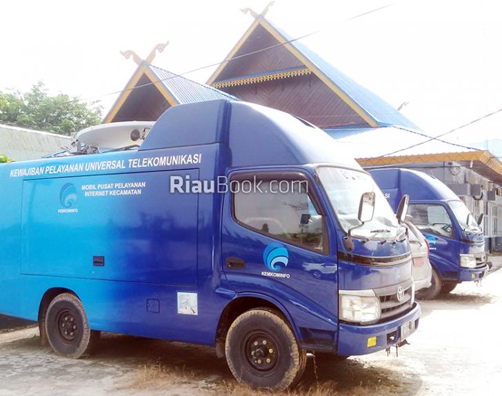 Tiga Mobil Pelayanan Telekomunikasi Hanya Nongkrong di Dishub Dumai dan Mati Pajak