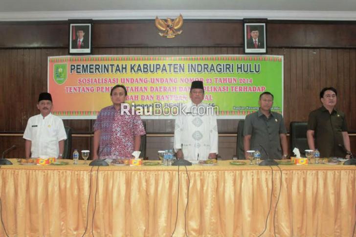 Sosialisasi Pengelolaan Dana Hibah dan Bansos,Pemkab Inhu: Kumpulkan Seluruh Kades