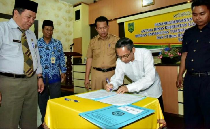Pemkab Inhil MoU - Diera Sekarang, Tenaga Kesehatan Dituntut Berikan Pelayanan Terakreditasi