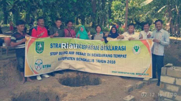 Kini Bengkalis Punya Kampung Arisan Jamban