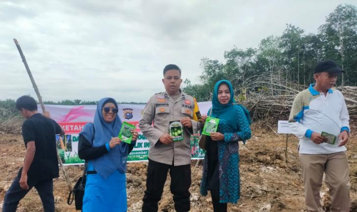 Kick Off Ketahanan Pangan Desa Lubuk Raja, Wujud Nyata Dukungan AstaCita