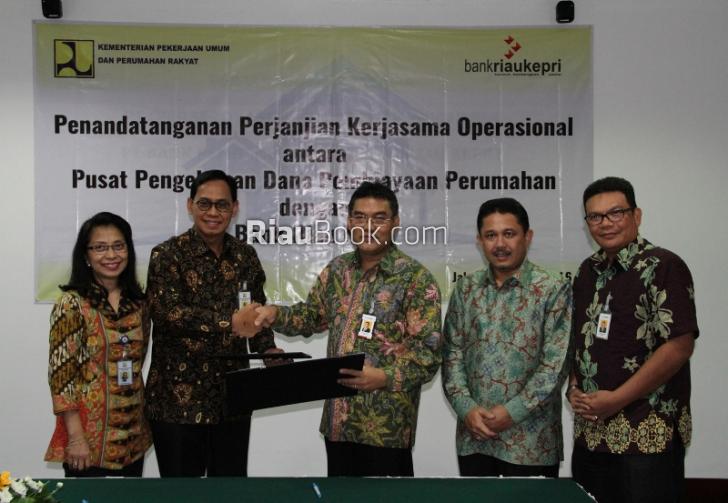Percepat Program Sejuta Rumah, Bank Riau Tandatangani Kerjasama dengan BLU PPDPP