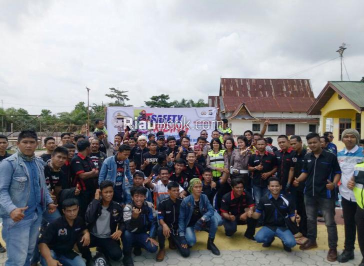 Jadi Pelopor Jalan Raya, Satlantas Polres Siak Gandeng Klub Motor