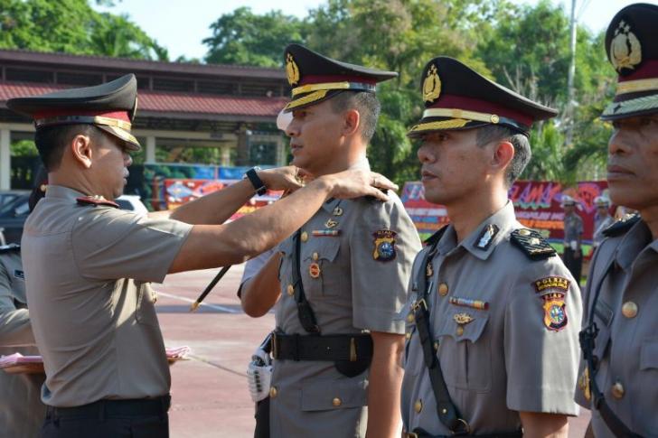Inilah Perwira-perwira baru di Polres Inhu
