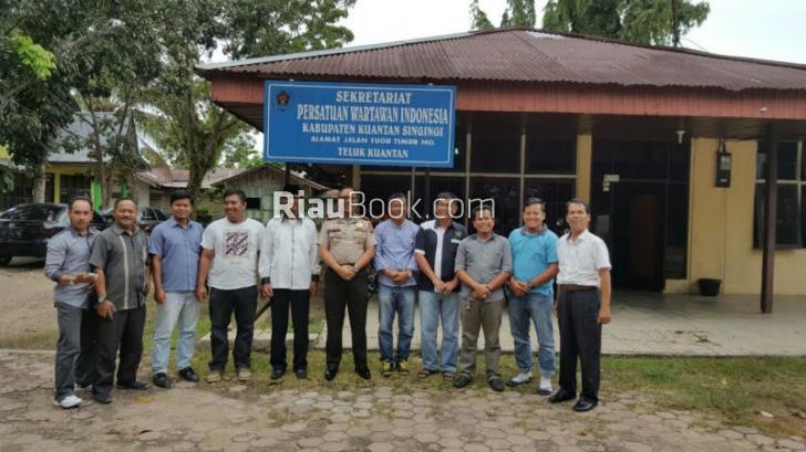 Silaturahmi dengan PWI Kuansing, Kapolres Bahas Soal PETI