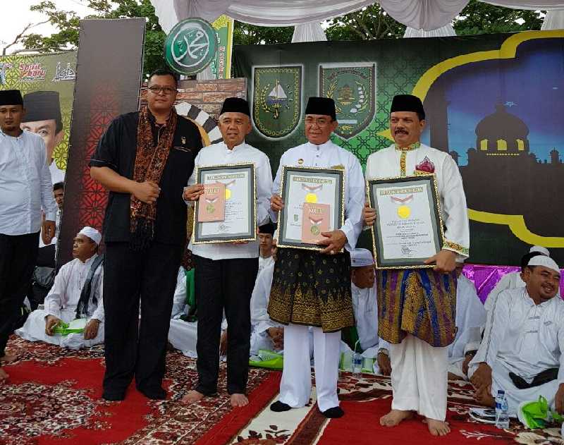 1.001 Berdah Tampil Pada Pelaksanaan Gema Muharram,  Inhil Kembali Raih Rekor MURI