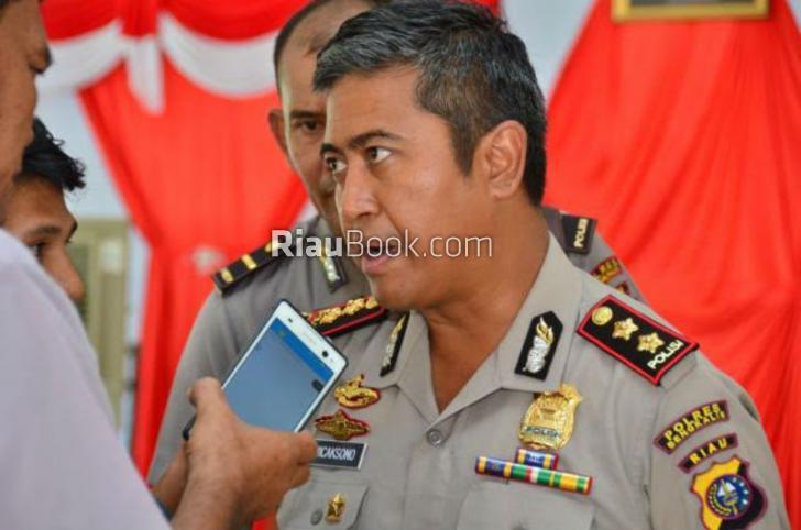 Libas  Ilog di Cagar Biosfer, Polres  Bengkalis Periksa Babinkamtibmas