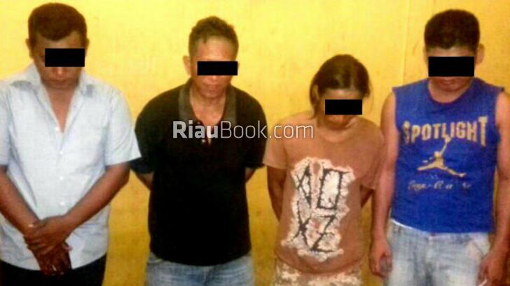 Polisi Gerebek Empat Pelaku Judi Domino di Tapung