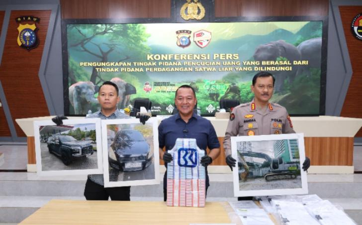 Polda Riau Bongkar Aliran Dana Perdagangan Organ Satwa Dilindungi Rp1,8 Miliar
