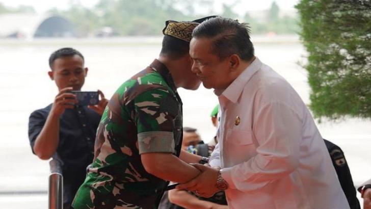 Wagub Riau Sambut Pangdam Tuanku Tambusai
