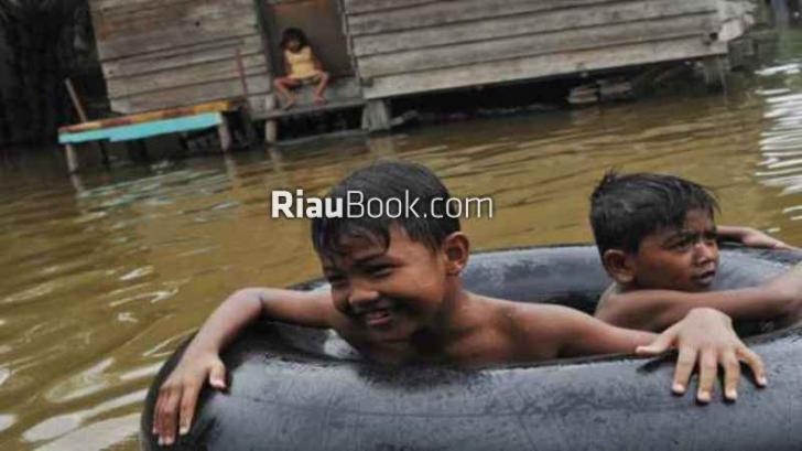 Setelah Rohul, Kampar dan Kuansing, Sekarang Giliran Inhu Terendam