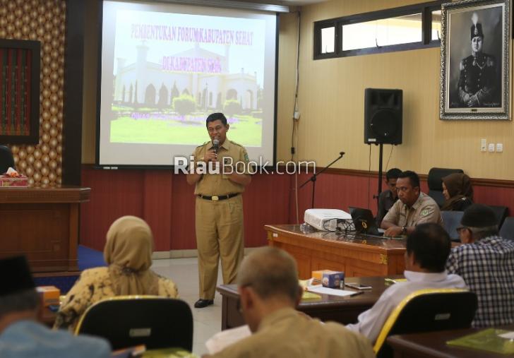Menuju Kabupaten Sehat Ada Beberapa Aspek yang Harus Dipenuhi, Berikut Kata Kadiskes Siak