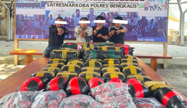 Kronologi Penangkapan Kurir Sabu, Ekstasi dan Liquid Etomidate di Bengkalis