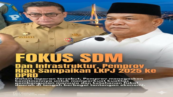 Fokus di SDM dan Infrastruktur, Pemprov Riau Sampaikan LKPJ 2025 ke DPRD