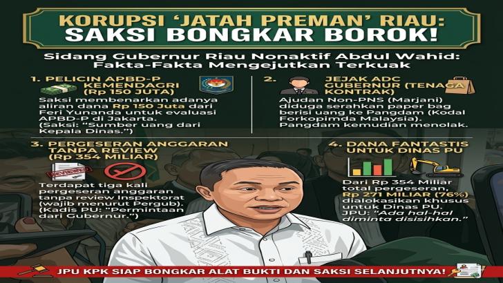 Nyanyian Pejabat di Sidang Korupsi 