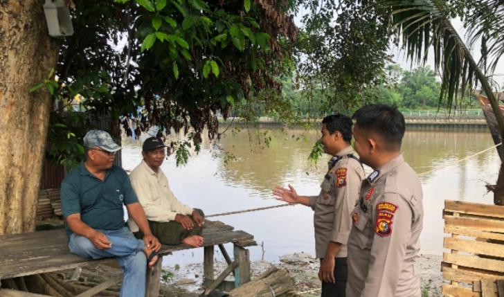 Tegas, Polsek Kawasan Pelabuhan Bersama Masyarakat Menjaga Kamtibmas Menghadapi Pemilu
