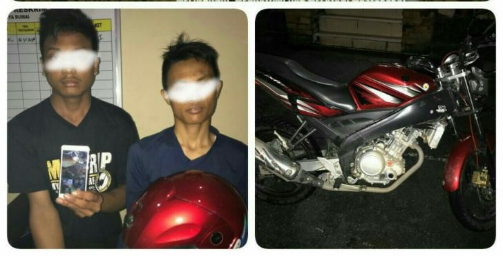 Lakukan Aksi Jambret di Dumai, Kedua Pelajar Bengkalis Diamankan Polisi
