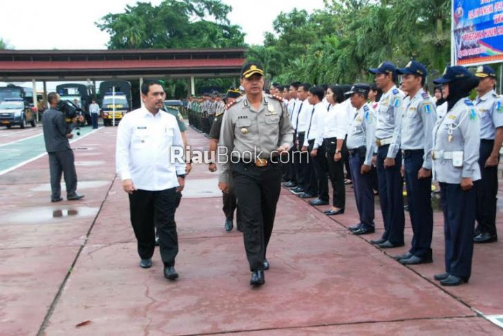 Awali Ops Zebra Siak 2016, Polres Inhu Gelar Doa Bersama