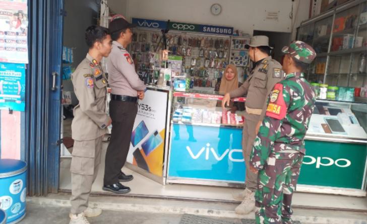 Kapolsek Bunut Pimpin Patroli Sinergitas Menjaga Keamanan Pemilu