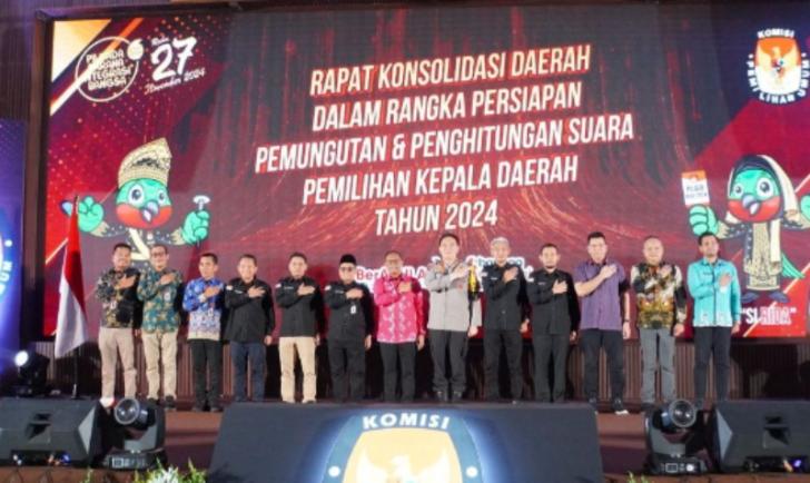 KPU Rakor Persiapan Jelang Pemungutan Suara Pilkada Serentak