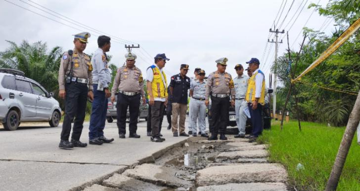 Jelang Operasi Ketupat 2025, Dirlantas Polda Riau Pantau Kondisi Jalan Lintas Timur