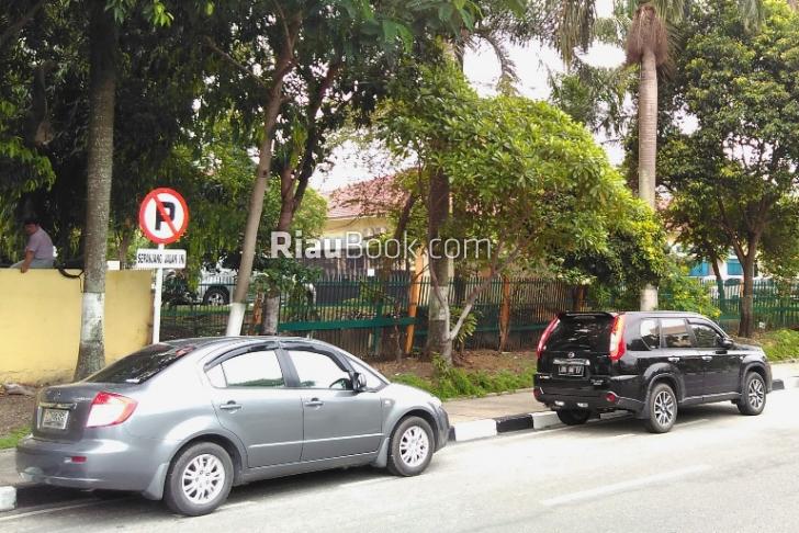 Dilarang Parkir di Sepanjang Jalan ini, Eh... Malah Penuh Puluhan Kendaraan
