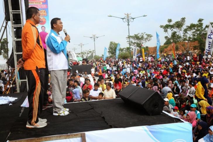Peringatan! Dilarang Berjualan di Areal 'Car Free Day' Pekanbaru
