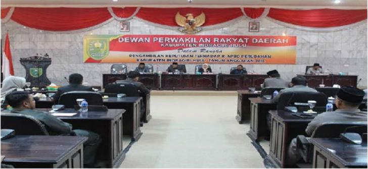 Laporan Hasil Reses DPRD Indragiri Hulu dalam Paripurna