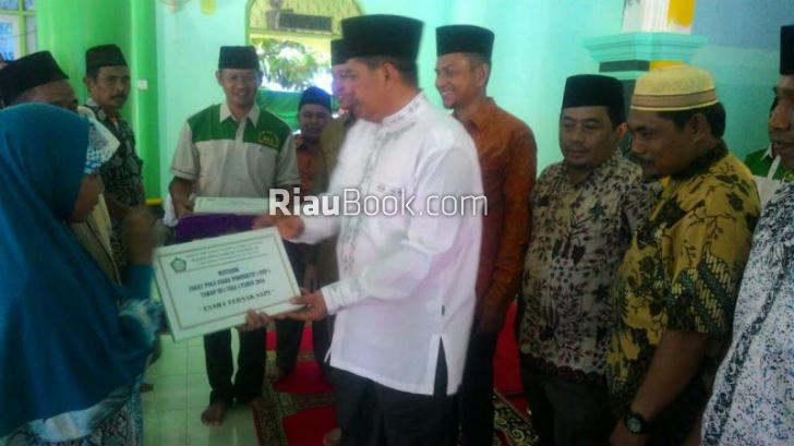 Penyaluran Zakat di Lubuk Dalamâ€Ž Terbesar di Siak