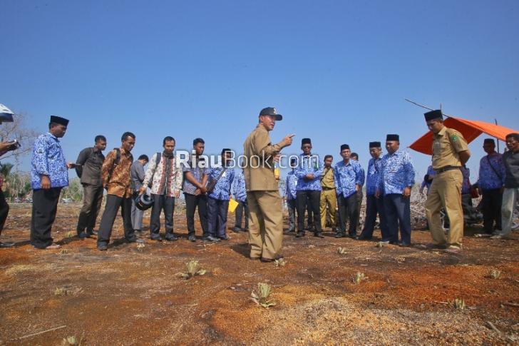 Kebun Sagu Meranti Juga Terbakar, Wabup: Jagung dan Kedelai Cocok Ditanam