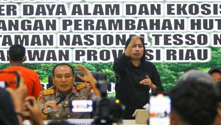 Tokoh Adat di Riau Jadi Tersangka Perdagangan Lahan TNTN