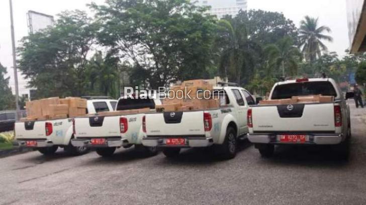 Ironi, Masyarakat Diminta Taat Pajak, Ribuan Mobil Dinas Milik Pemda Riau Malah Nunggak
