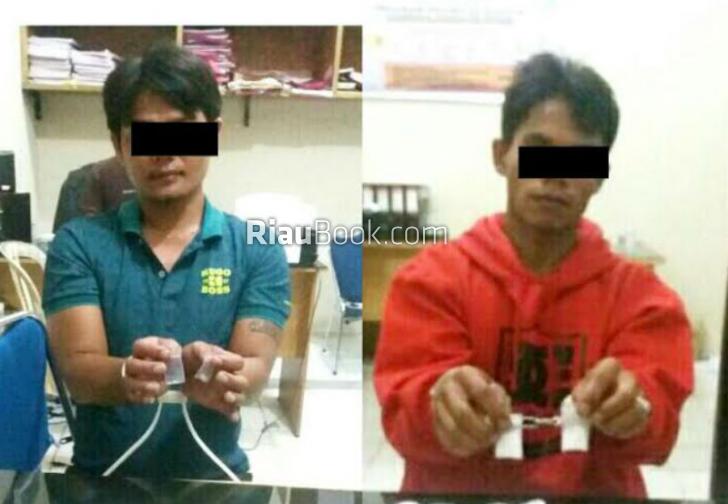 Dua Kurir Narkoba di Bangkinang Diciduk Polisi