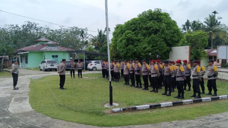 Polisi Tingkatkan Pengawasan Keamanan di Sejumlah TPS Kecamatan Bunut
