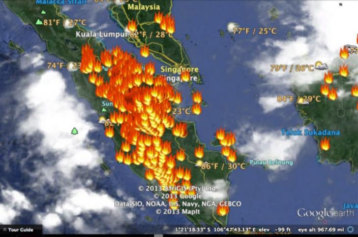 Waduh, Riau Kembali Terancam Kebakaran Lahan, Titik Panas Mulai Bermunculan