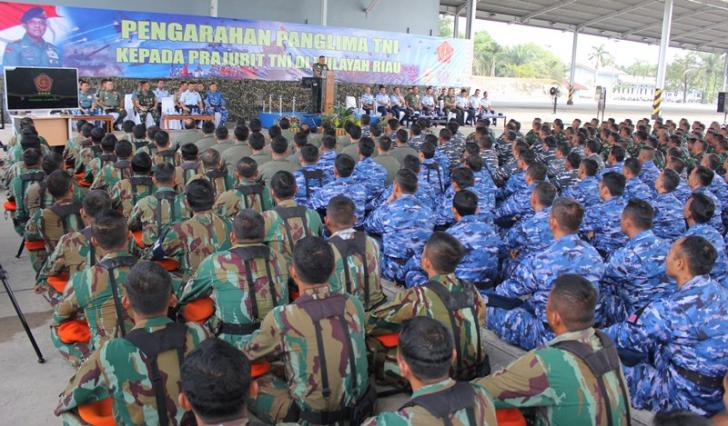 Ribuan TNI di Riau Siap Hadapi Ancaman Semenanjung Korea