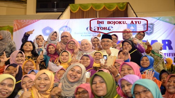 Ngakak, Gubernur Andi Rachman Ngomong Jawa: Ini Bojoku, Ayu toh