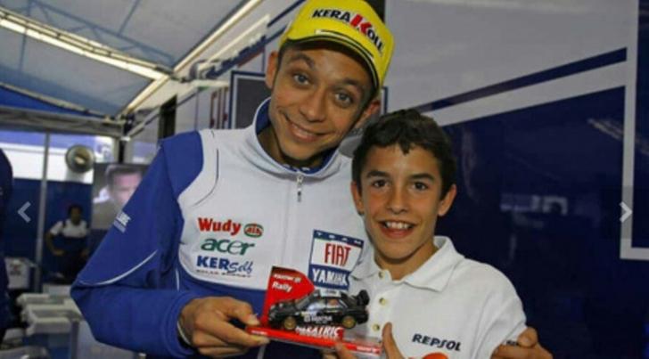 Tak Ada Pebalap yang Begitu Dikagumi Marc Marquez Sebesar Rossi