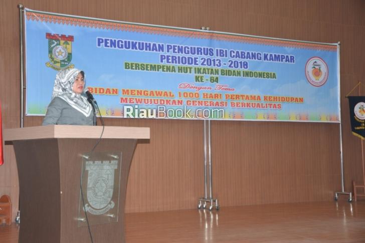 Eva Yuliana Minta Bidan Kampar Matang dan Berpengalaman