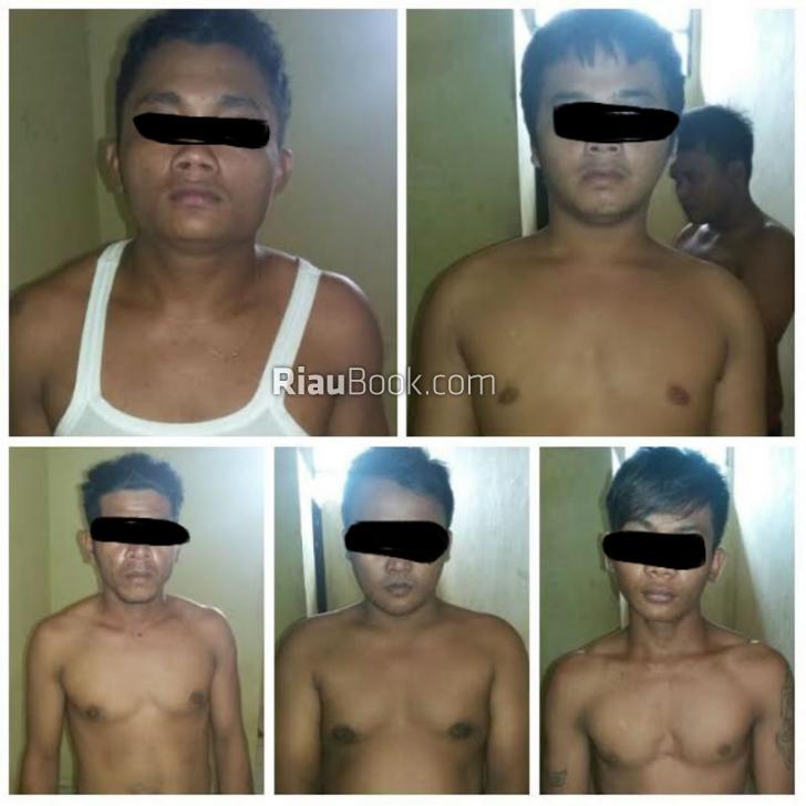 Bawa Senpi, Lima Pelaku Kriminal di Inhu Terjaring Operasi Zebra