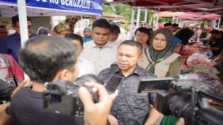 Pemprov Riau Gelar Pasar Murah di Bengkalis, Wahid: Untuk Kendalikan Harga