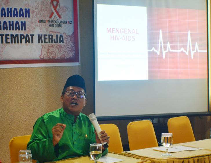 Wakil Walikota Dumai Bangga AIDS Ditemukan Pertama Kali di Sekitar Rumahnya