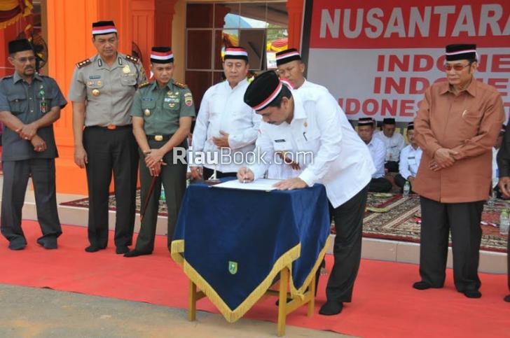 Ribuan Masyarakat Inhu Mengikuti Tabligh Akbar dan Orasi Kebangsaan