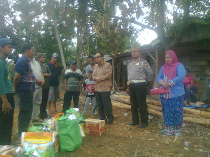 Alhamdulillah Korban Kebakaran di Kandis dapat Bantuan