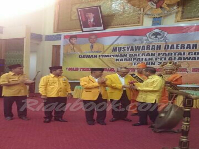 Arsyadjuliandi Rahman Buka Musda IV PG Pelalawan