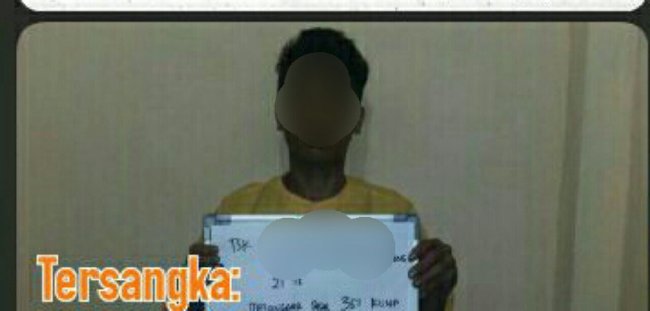 Bapak Bertengkar Anak Kena Sasaran Pisau Pelaku, di Inhil