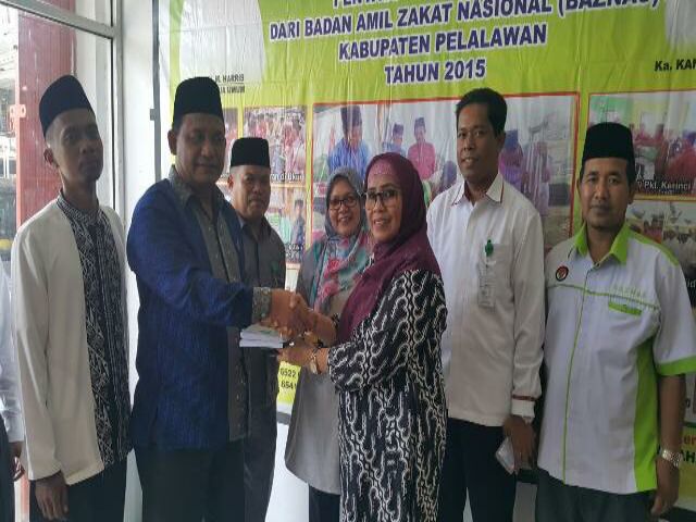Baznas Pelalawan Lolos Sebagai Syariah Lembaga Zakat Dari Kemenag RI
