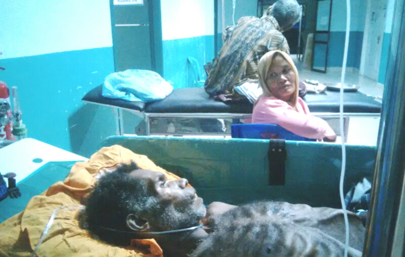 Beginilah Cerita Perjalanan Hidup Pria asal Papua Hingga Terbaring Lemah di RSUD Dumai